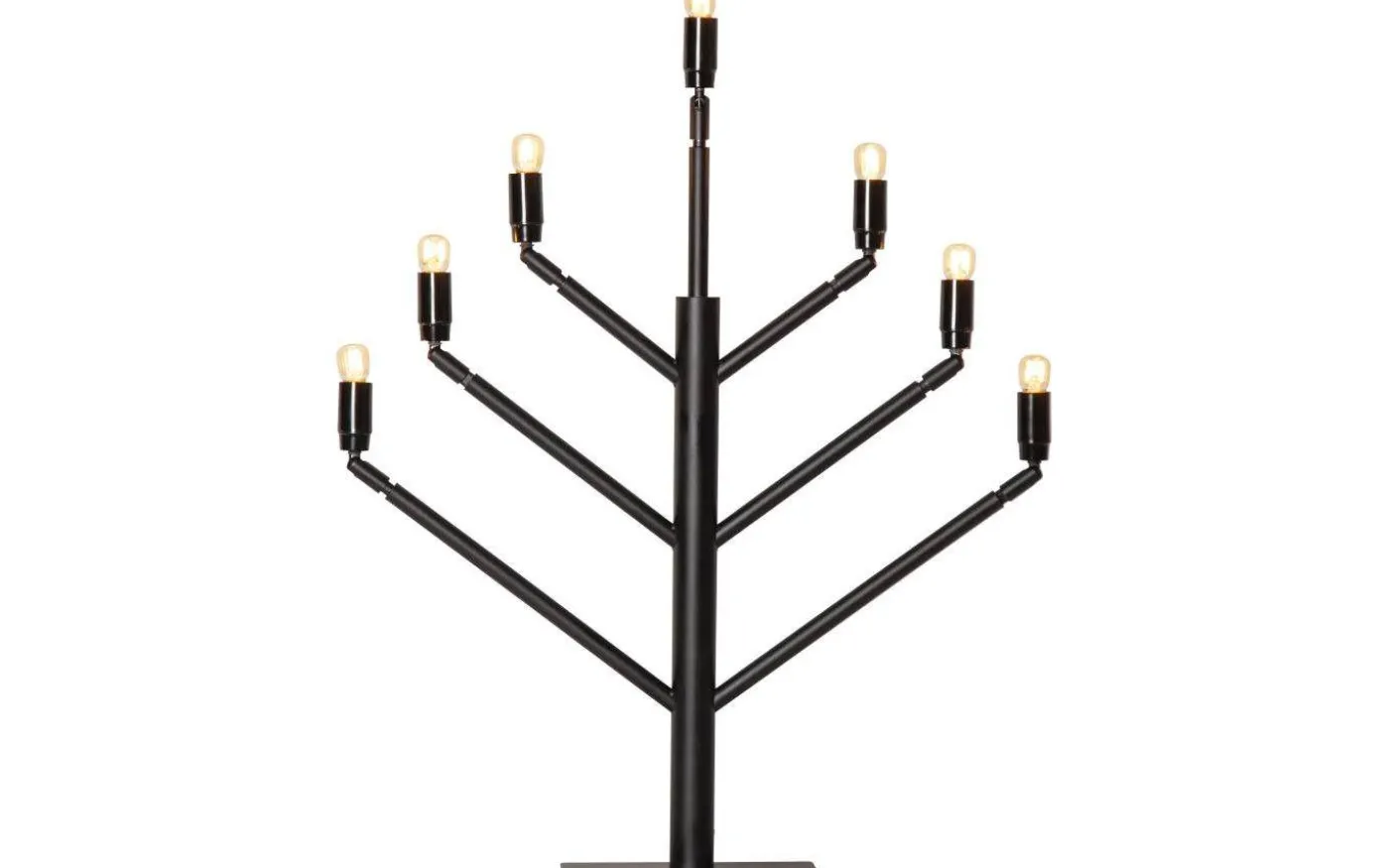 Stockholm Adventsljusstake 66cm E14 Svart