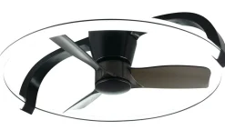 Reality Stockholm Takfläkt 74cm LED mattsvart* Takfläktar