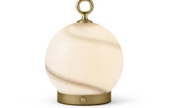 Stockholm Uppladdningsbar Bordslampa LED 3-Steg DIM Grå IP54