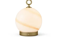 Halo Design Stockholm Uppladdningsbar Bordslampa LED 3-Steg DIM Brun IP54* Uppladdningsbara Lampor Utomhus|Uppladdningsbara Lampor Utomhus