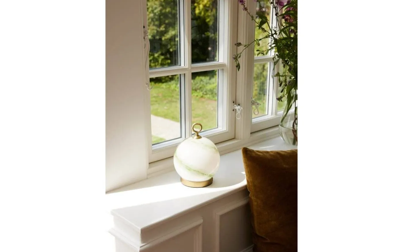 Stockholm Uppladdningsbar Bordslampa LED 3-Steg DIM Grön IP54