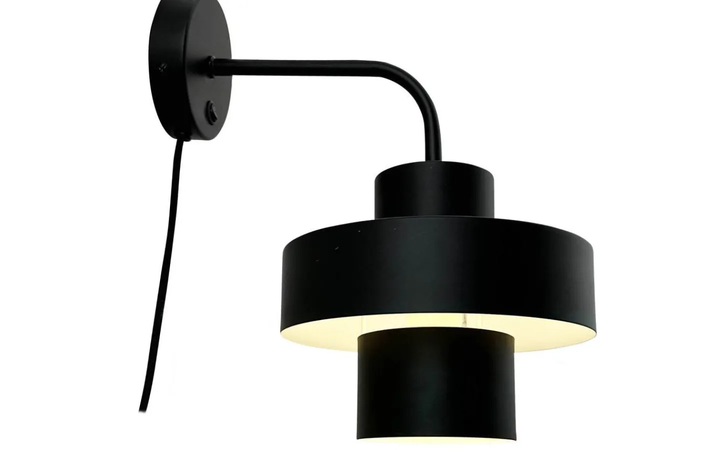 Lampetter|Läslampor<Dyberg Larsen Stoke Vägglampa Svart