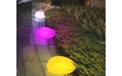 Stone Dekoration RGB laddbar 32cm med fjärrkontroll IP54