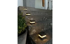 Visa Alla Solcellslampor<Star Trading Stonecube Solcellslampa 8,5cm 2-Pack Grå