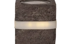 Visa Alla Solcellslampor<Star Trading Stonecube Solcellslampa 8,5cm 2-Pack Grå