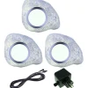 Bolthi Stonelight Markspotlight 3-pack Komplett 3x1W Connect 12V Grå IP44* Bolthi Connect 12V