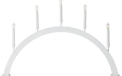 Star Trading Storm Båge Ljusstake LED Vit 59cm* Visa Alla Adventsljusstakar|Adventsljusstakar 61-120 Cm