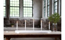 Star Trading Storm Ljusstake LED Vit 35cm* Visa Alla Adventsljusstakar|Adventsljusstakar 31-60 Cm