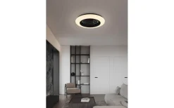 Reality Stralsund Takfläkt 49cm LED mattsvart stjärnljus* Takfläktar