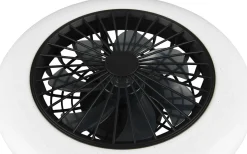 Reality Stralsund Takfläkt 49cm LED mattsvart stjärnljus* Takfläktar