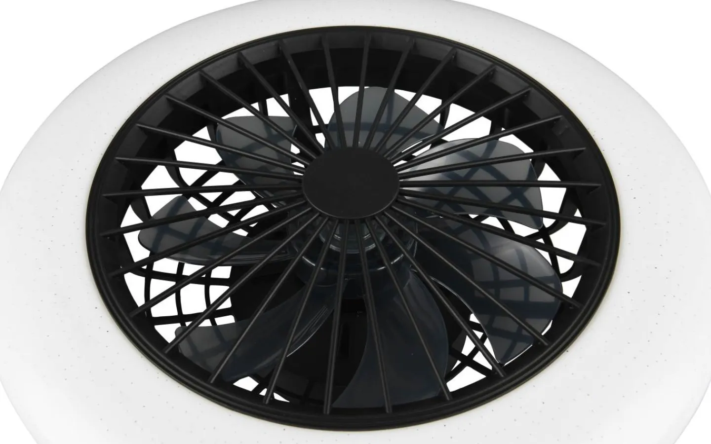 Reality Stralsund Takfläkt 49cm LED mattsvart stjärnljus* Takfläktar