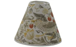 Hallbergs Strawberry Thief Toppringsskärm Ø22cm Ochre William Morris* Toppringsskärmar