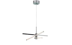 Stora Taklampor Ø50-69 Cm<Cottex Strazza Taklampa 62cm 3-Steg DIM Krom