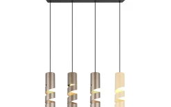 Avlånga Taklampor<Trio Lighting Stream Takpendel 4-delad GU10 flerfärgad