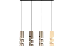 Avlånga Taklampor<Trio Lighting Stream Takpendel 4-delad GU10 flerfärgad