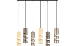 Trio Lighting Stream Takpendel 6-delad GU10 flerfärgad* Avlånga Taklampor