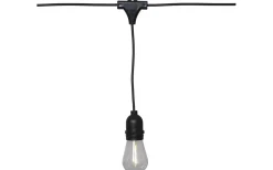 Partyslingor Utomhus 230V|Partyslingor Utomhus 230V<Star Trading String Ljusslinga 3,6m 10L Svart IP44