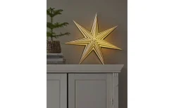 Visa Alla Julstjärnor|Julstjärnor Utan Sladd<Star Trading Stripe Julstjärna 60cm Vit/Grön