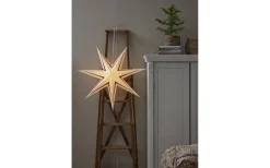 Star Trading Stripe Julstjärna 77cm Vit/Röd* Visa Alla Julstjärnor|Julstjärnor Utan Sladd