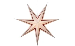 Star Trading Stripe Julstjärna 77cm Vit/Röd* Visa Alla Julstjärnor|Julstjärnor Utan Sladd