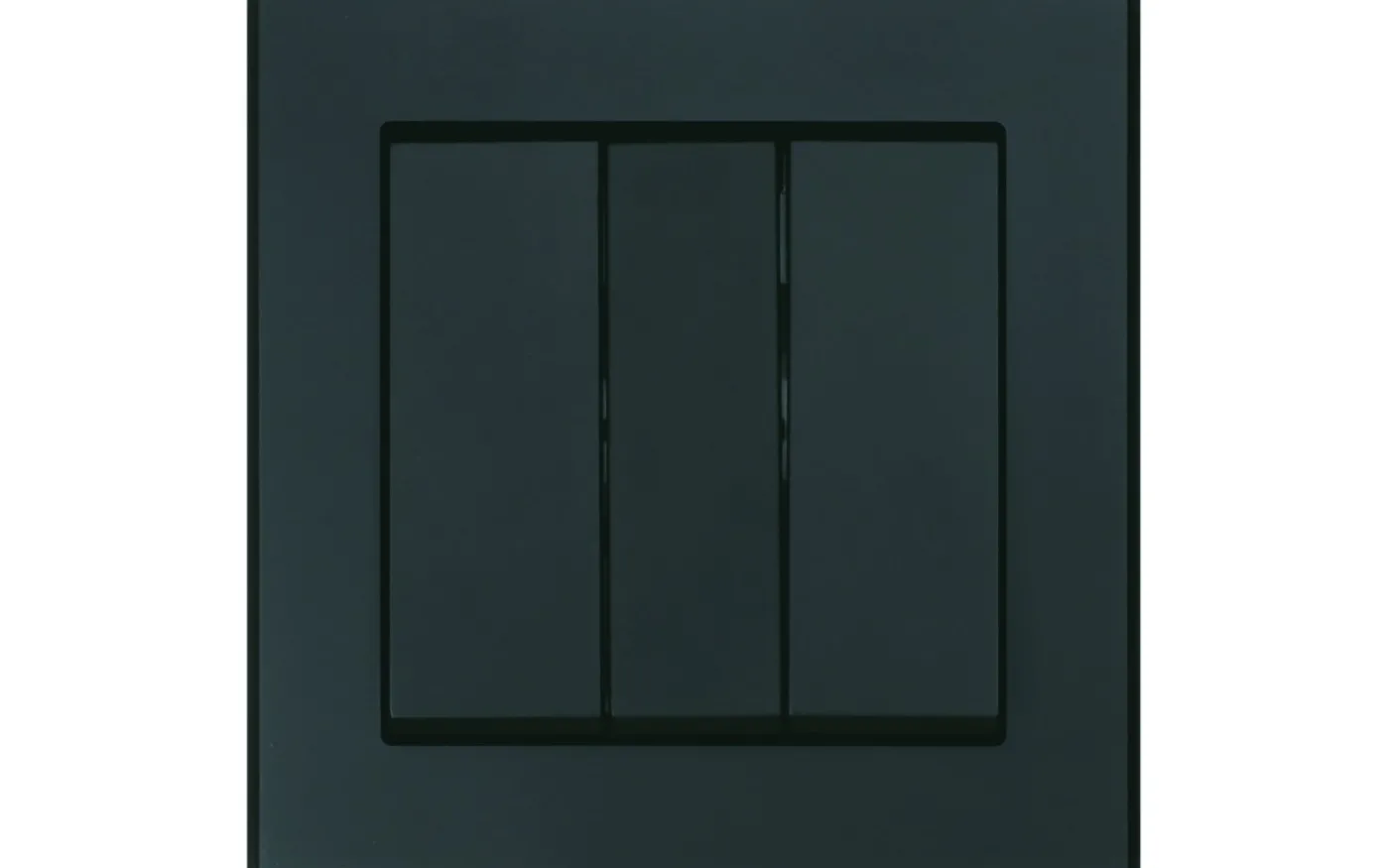 Strömbrytare Optima 3 x 1-pol Svart