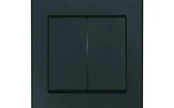 Strömbrytare & Vägguttag<Malmbergs Strömbrytare Optima Kron Återfjädrande Svart