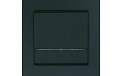 Strömbrytare Optima, Tryck, Svart, Snabbkoppling