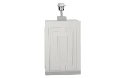 Hallbergs Stucco Lampfot 48cm Matt Vit* Vardagsrum|Sovrum