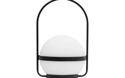 Summer Laddbar/Solcells Lykta 36cm LED 3000K Vit/Svart IP44