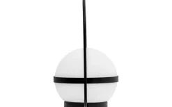 Summer Laddbar/Solcells Lykta 26cm LED 3000K Vit/Svart IP44