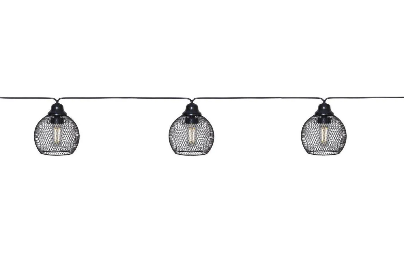 Sunlight Solcellsdriven Ljusslinga 7m Svart