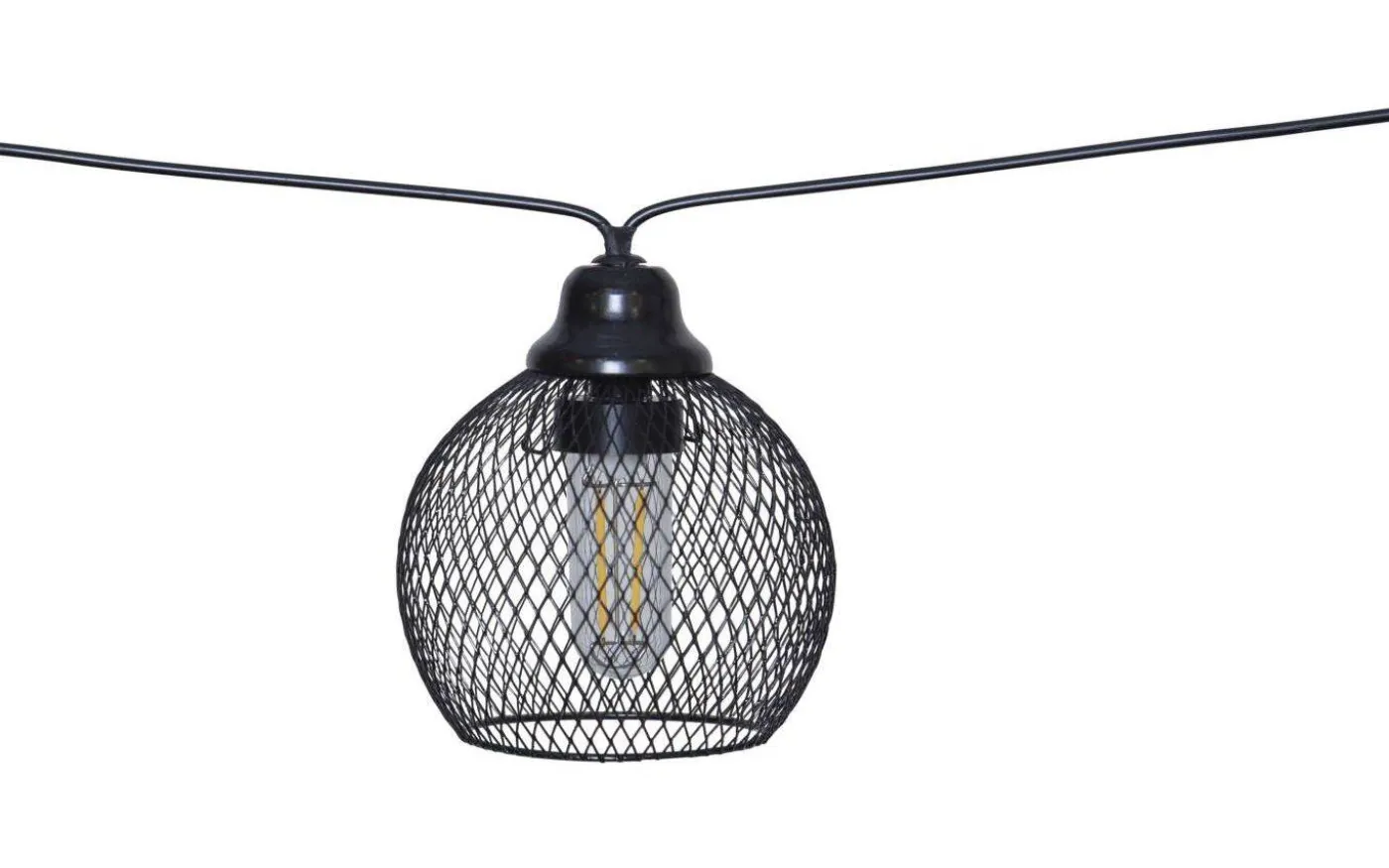 Sunlight Solcellsdriven Ljusslinga 7m Svart