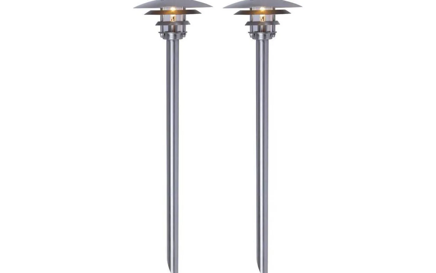 Sunny Pollare 2-pack 60cm Bolthi Connect 12V Rostfritt Stål IP44