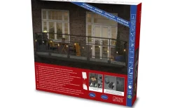 Visa Alla Solcellslampor<Konstsmide Sunny Solcellsdriven Ljusslinga 4,5m med Fjärrkontroll Klot Amber IP44