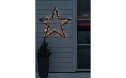 Sunny Solcellsdriven Ljusslinga 31,8m med Fjärrkontroll Frostad Amber IP44