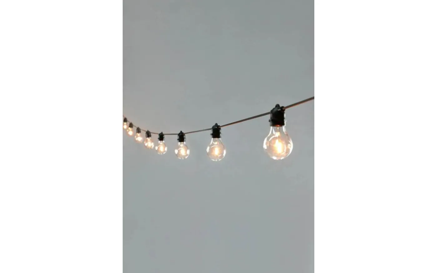 Suno Festljusslinga 3m 10L Sol/Trafo Varmvit