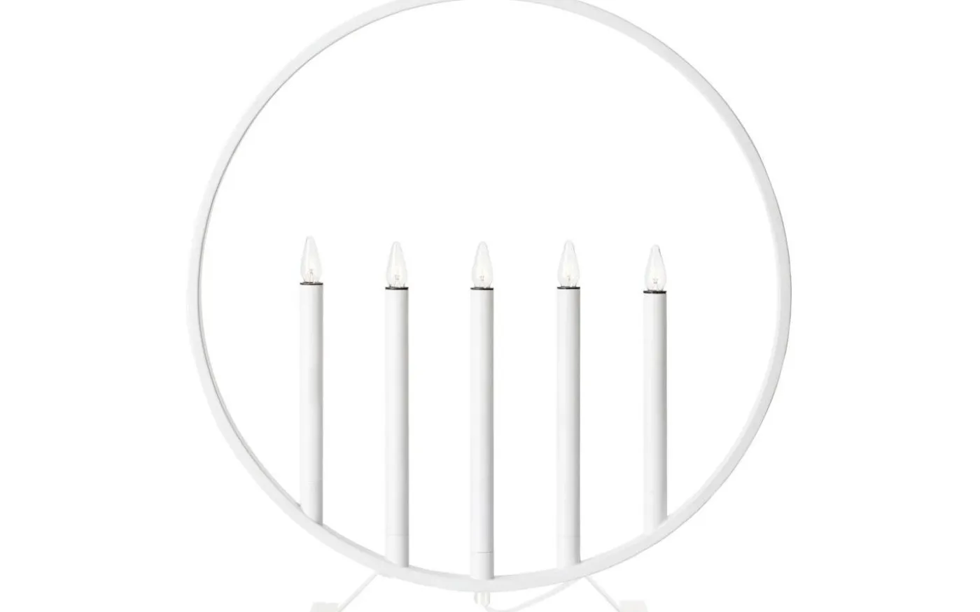 Surround Adventsljusstake 5L 50cm Vit
