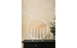 Surround Adventsljusstake 5L 50cm Vit