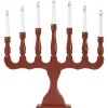 Svaneholm Adventsljusstake 58cm Röd