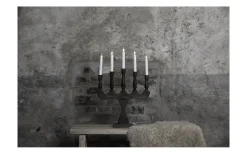 Svaneholm Adventsljusstake 5L 53cm Grå