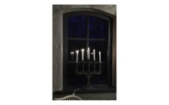 Svaneholm Adventsljusstake 5L 53cm Grå