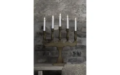 Visa Alla Adventsljusstakar|Adventsljusstakar 31-60 Cm<Markslojd Svaneholm Adventsljusstake 5L 53cm Brun