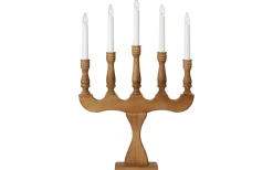 Visa Alla Adventsljusstakar|Adventsljusstakar 31-60 Cm<Markslojd Svaneholm Adventsljusstake 5L 53cm Brun