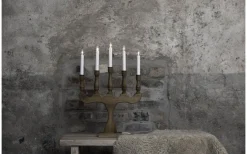 Visa Alla Adventsljusstakar|Adventsljusstakar 31-60 Cm<Markslojd Svaneholm Adventsljusstake 5L 53cm Brun