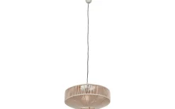 Trio Lighting Svea Takpendel 61cm E27 beige* Stora Taklampor Ø50-69 Cm