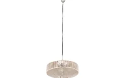 Trio Lighting Svea Takpendel 61cm E27 beige* Stora Taklampor Ø50-69 Cm