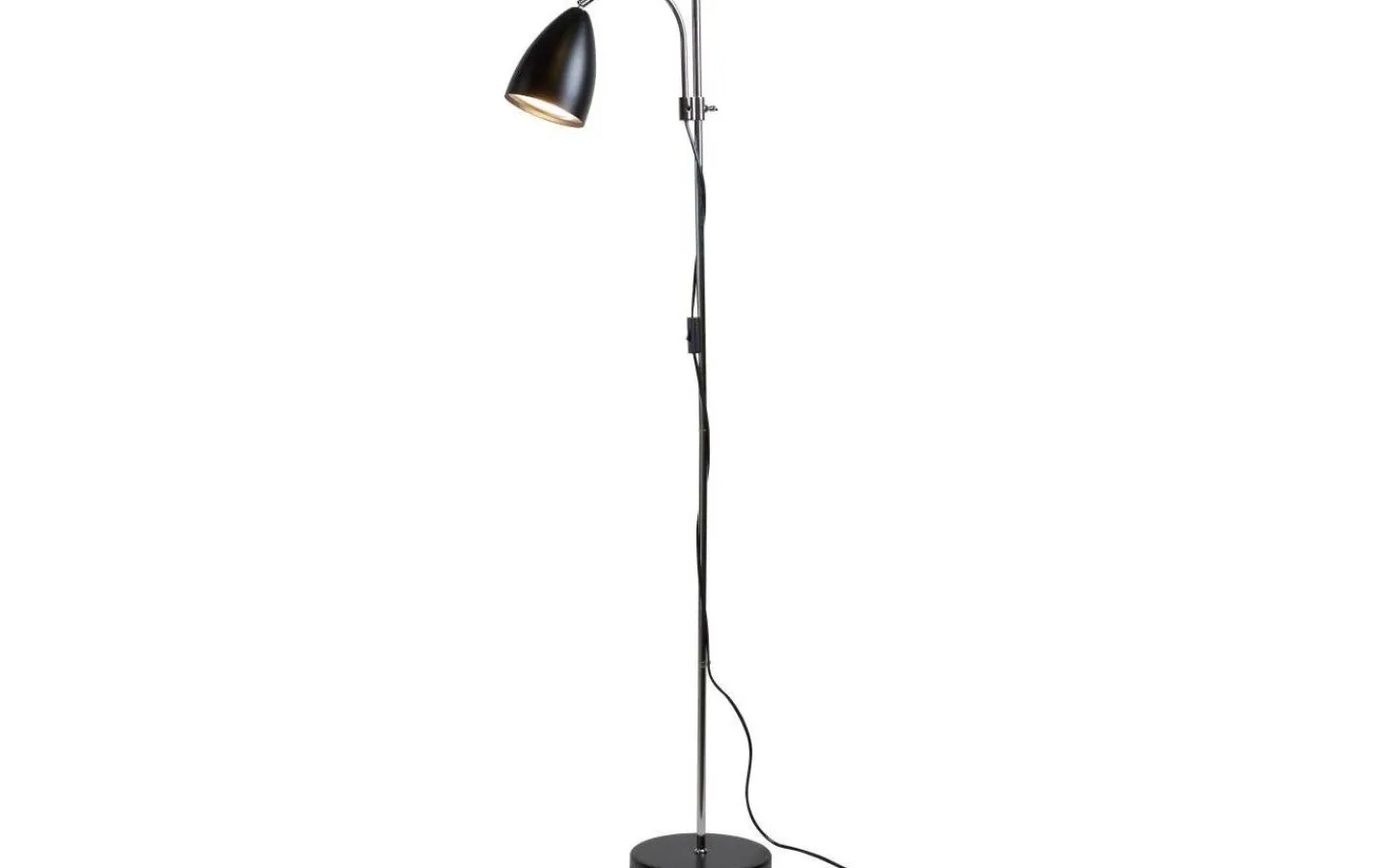 Belid Sway Golvlampa 148cm Svart* Vardagsrum|Golvläslampor