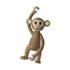 Swing Monkey Trädekoration 8 cm Ek