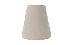 Enfärgade Runda Lampskärmar<ArmaturHantverk Syren Lampskärm Ø13cm Beige