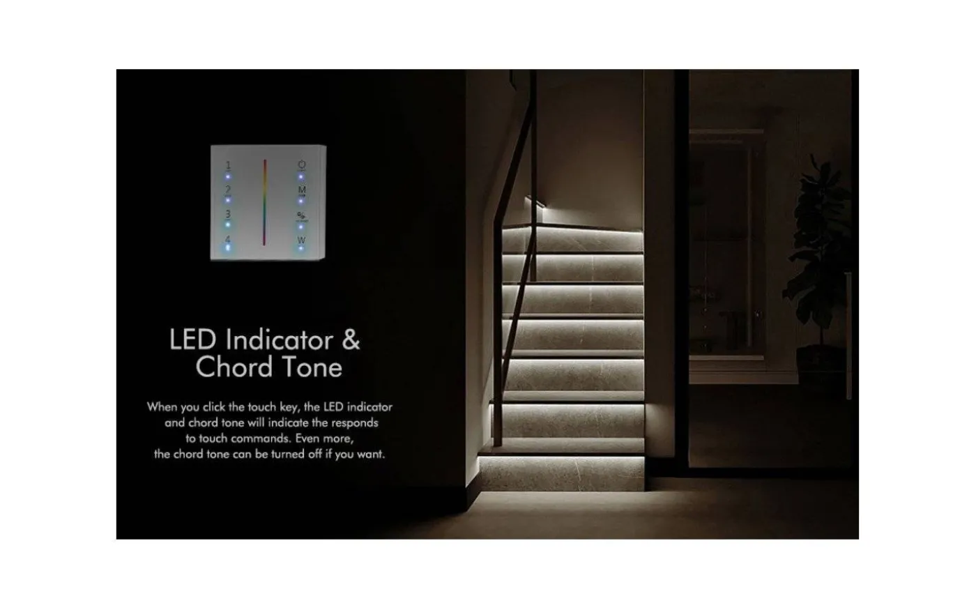 T21 Väggfjärrkontroll Dimmer till V4 Mottagare